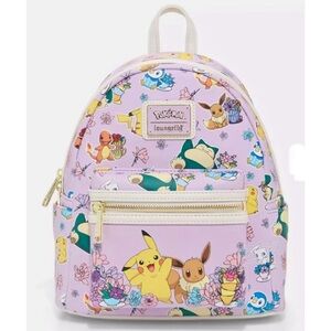 Loungefly Pokemon floral teacups party lavender mini backpack- 90s anime kawaii